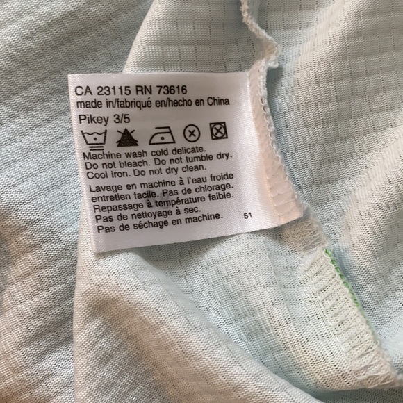 HUGO BOSS light weight polo light blue and cream - Picture 12 of 13